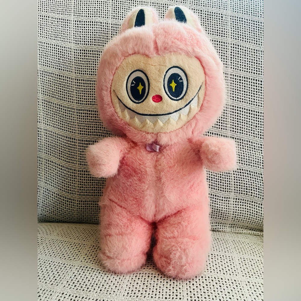 Pink Plush Monster Toy